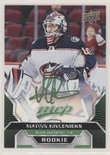 2020 Upper Deck MVP High Series Rookies Green Script Matiss Kivlenieks #242 0e3