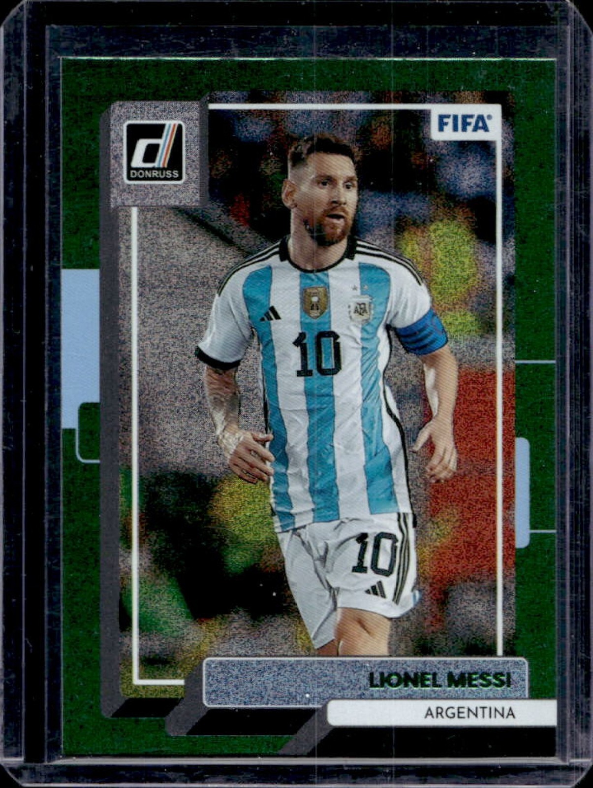 2022-23 Panini Donruss Lionel Messi Green #10 Argentina