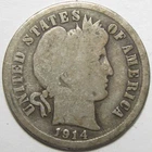 1914-S Barber Dime - #10729-17