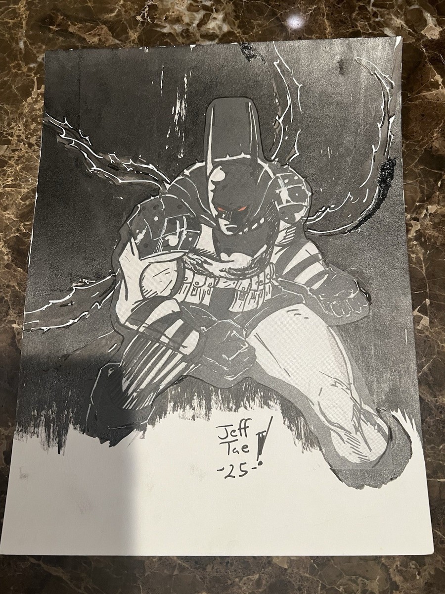 Absolute Batman Original 9x12 Art Sketch by Jeff Tae | eBay