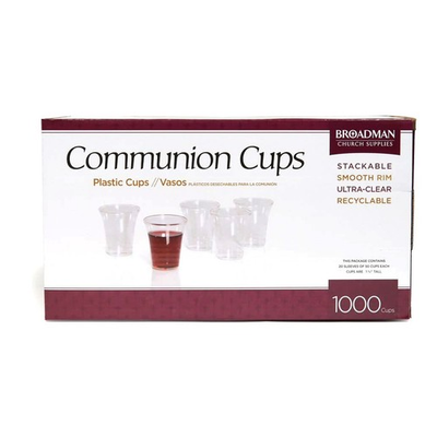 #ad Disposable Recyclable Communion Cups 1000 Count Plastic Pack $30.41