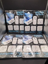 Cross Stitch Snow Scrap Stitch Kits Ornaments Makes 6 Each (4 Sets 24 Ornaments)