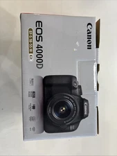 Canon EOS 4000d EF-S 18-55 mm IS II Lens Digital SLR Cameras - Black