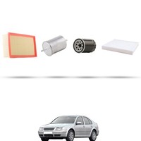 Hoffcar Set Service - 4 Filter FüR VW Bora 2.0 85Kw Von 1998