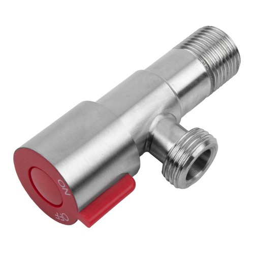 Bathroom Triangle Valve Thickened Stainless Steel Suitable for All Pipes - Imagen 14 de 47
