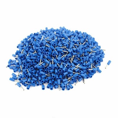 1000 Pcs 22 AWG 0.5mm2 Insulated Cord End Wire Ferrules Terminal VE0506    #ac