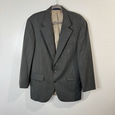 Vintage Polo Ralph Lauren Blazer Jacket 42R University Club 100 Wool Plaid