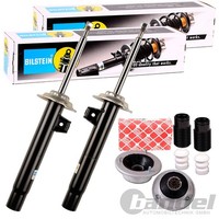 2X Bilstein B4 Gasdruck StossdÄMpfer + Domlager Vorne Passend FüR Bmw 3Er E46