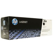 Original HP 36A Black Toner Cartridge (CB436A)