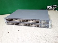 Lot of 2x  Juniper EX3300-48P 48-Port PoE 4-Port 10G SFP Switch 650-063367