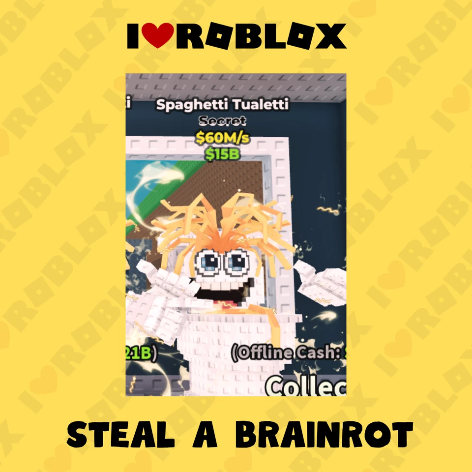 Steal a Brainrot Spaghetti Tualetti 60m/s | FAST DELIVERY⚡