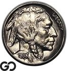 1938-D Buffalo Nickel Flashy Solid Gem BU++