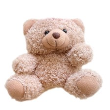 Yatchen Furry 3D Cartoon Plush Case for AirPods Pro 3, Kawaii Khaki Teddy Bear