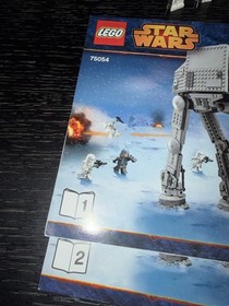 LEGO Star Wars 75054 AT-AT - Parts 100% Complete w/ Manuals and Minifigures