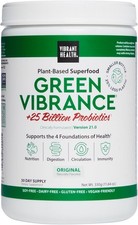 Vibrant Health, Green Vibrance, Includes 65 11.64 Ounce Pack of 1 