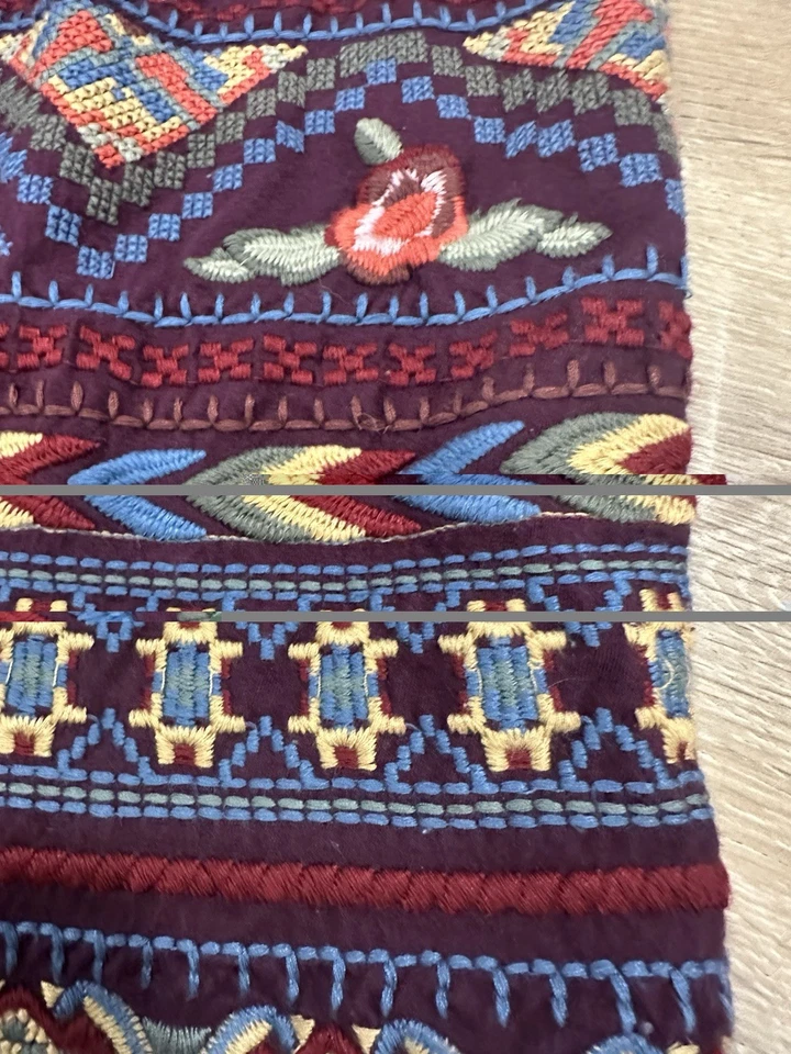 JOHNNY WAS 2x Draped Cardigan Embroidered​ ​Jacket Kimono boho lagenlook - Image 4 of 4