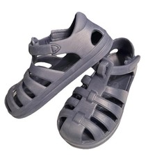 Toddler Girl Sandals Navy Size US 9-10 Lightweight Rubber Material