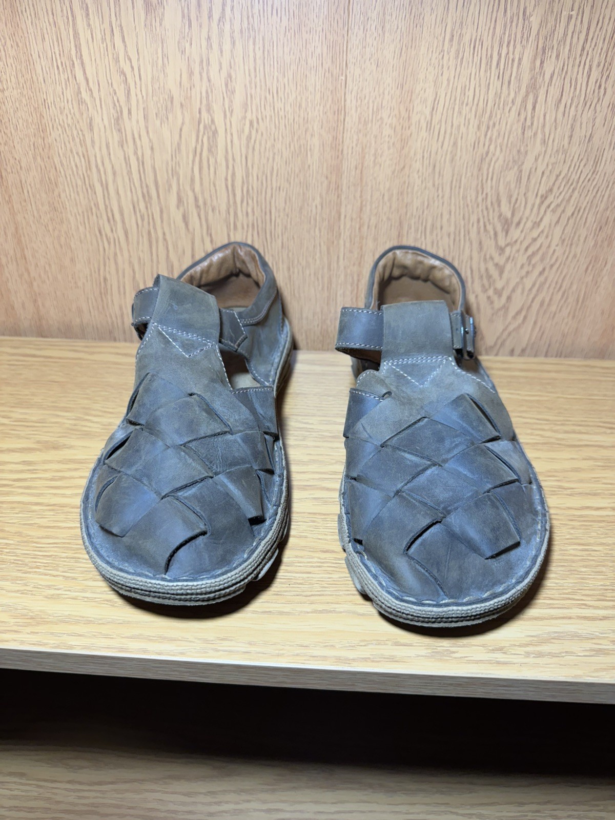 Josef Seibel Bulgaria Men’s Spirit of Nature Muster Woven Leather 10.5US/44EU