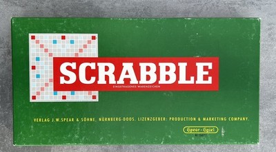 Spear Spiele - SCRABBLE - Spielsteine aus Holz - Nr. 26022 | vollständig