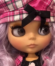 ICY Blythe Doll tan skin matte face purple Hair Cute Girl Gift Freeshipping
