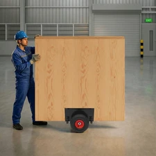 Adjustable Heavy Duty Panel Dolly With 10" Pneumatic Wheels Load Capacity 250 Kg