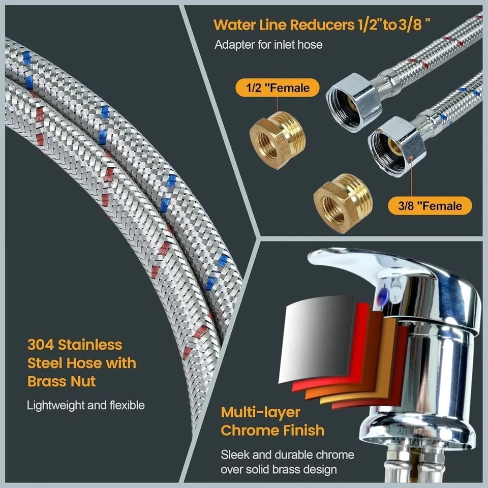 Kit de tazón de champú de salón grifo aspirador spa salón de belleza champú tazón fregadero Foto 2 de 4