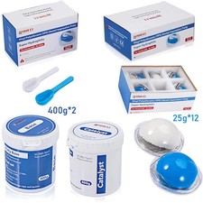 Dental Impression Putty Fast Set VPS Putty 400g Base  400g Catalyst / 25g x12 U
