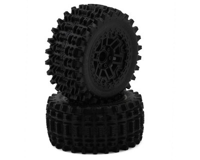 JConcepts Magma Reifen auf Shuttle Felge JCO4122-39812 Traxxas Rustler 4x4 HD ..