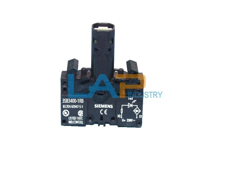 1 pieza nuevo bloque de contactos 3SB3400-1RB con pulsador Foto 2 de 4