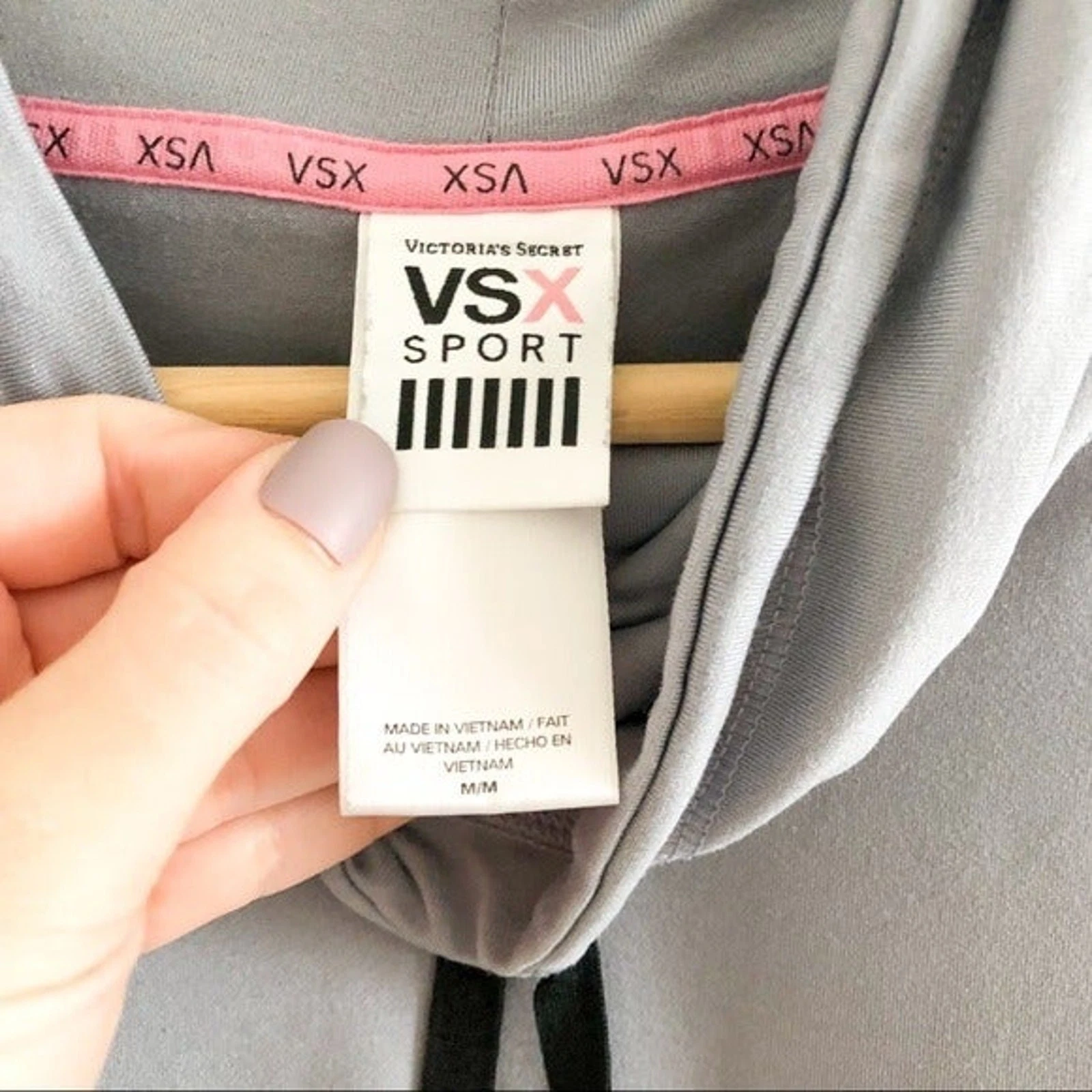 UNDERCOVER Felpa Victorias Secret collo cappuccio VSX felpa grigio