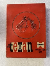 Original Empty Box For 1950'S Texan Cap Gun and holster set 14" x 10"