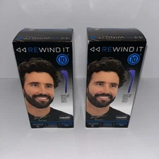 2 REWIND IT 10 Medium Brown Beard and Mustache Color