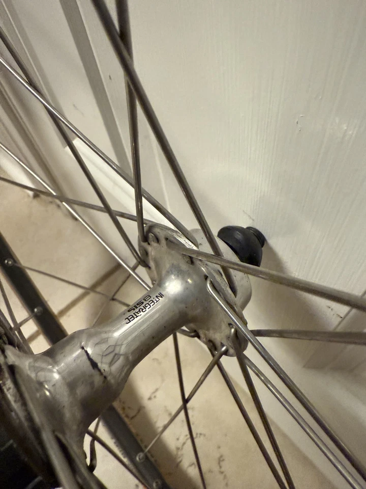 Juego de ruedas cubierta de aleación Mavic Open 4 CD freno de llanta 700c bujes Shimano Dura Ace 10s Foto 4 de 4