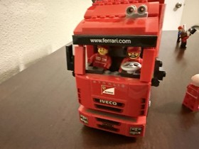 LEGO SPEED CHAMPIONS 75913: F14 T & Scuderia Ferrari Truck - RETIRED 95%complete