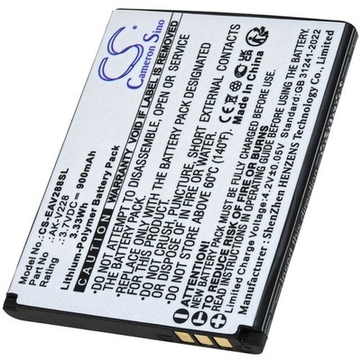 Akku für Emporia JOY LTE Seniorenhandy 3,7V 900mAh/3Wh Li-Polymer Schwarz