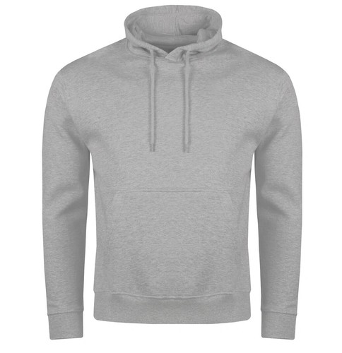 Mens Plain Pullover Hoodie Jumper Fleece Hoody Sweatshirt Top New S - XXL - Foto 8 di 18