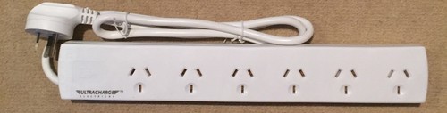 12 x NEW 6 WAY OVERLOAD PROTECTED POWER BOARD - 6 OUTLETS - BULK BUY x 12 UNITS - Picture 3 of 4