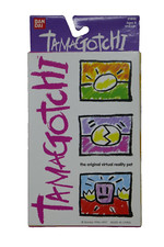 Bandai 1996-1997 Tamagotchi Pink  Green Virtual Reality Pet 1800