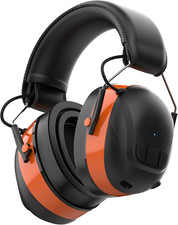 Bluetooth Ear Muffs with Gel Cushions, 120H Battery, 30dB Noise Reduction