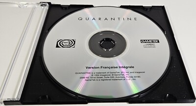 Quarantine (PC CD-ROM, 1994) HTF Gametek DISC ONLY! *FRENCH VERSION*