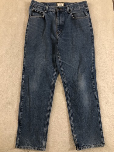 L.L. Bean Mens Jeans Size 33x29 Blue 