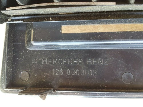MERCEDES W126 420SEL 560SEL REAR A/C HEAT VENT DARK BROWN OEM 1268300013 - Picture 3 of 6