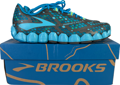 NEW Brooks Women’s Blue Neuro Lace Up Running Athletic Shoes - 8.5