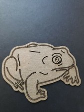 Chipboard Scrapbooking laser scored and cut die cut embellishment Frog 5