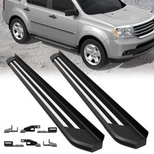 Left Right 4 Running Boards Bars Side Steps For 2009-2015 Honda Pilot 4-door