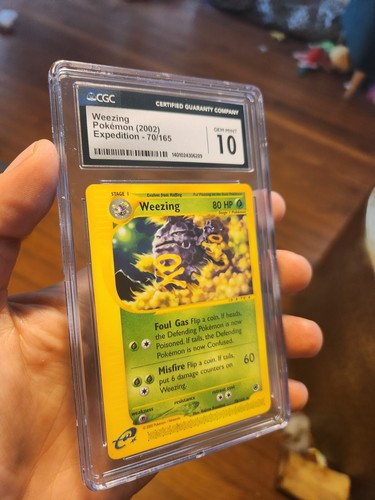 Weezing graded CGC 10 for sale on eBay