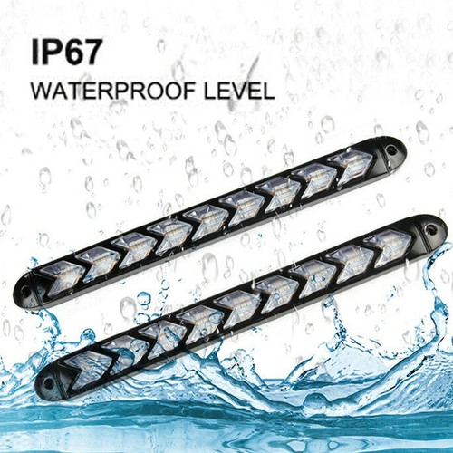 2PC 12V LED Strip DRL Daytime Running Lights Fog For Car Lamp Driving Waterproof - Picture 5 of 8