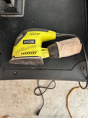 RYOBI CFS1503GK Corner Cat Sander - Green USED With Bag