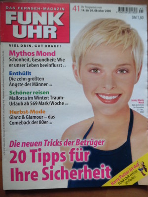 FUNK UHR 41 - 2000 ** TV: 14.-20.10. Jenny Marie Muck Jenny Elvers