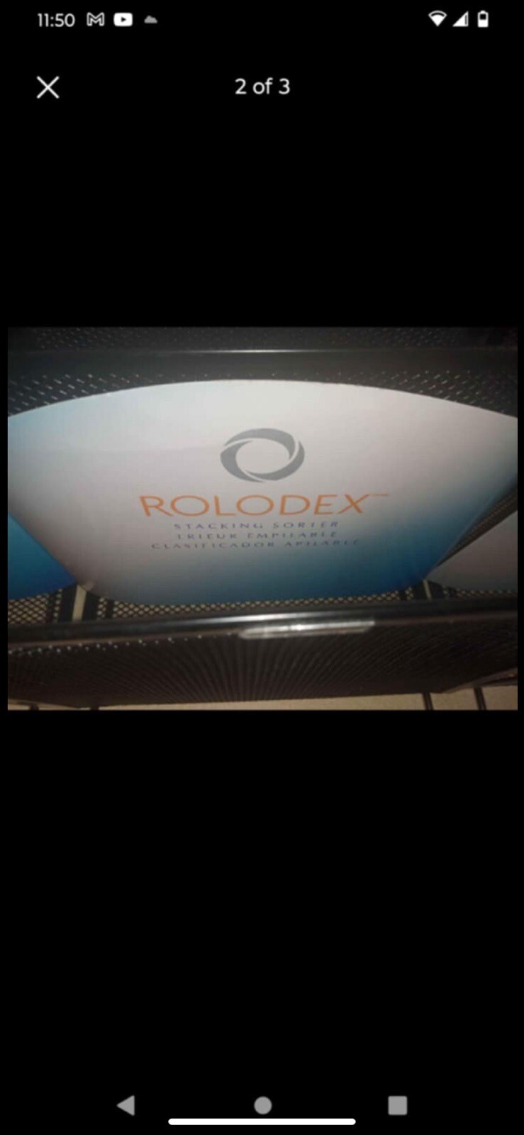 Rolodex Business Card Holder Box Set of 4 File Storage Index Organizer-image